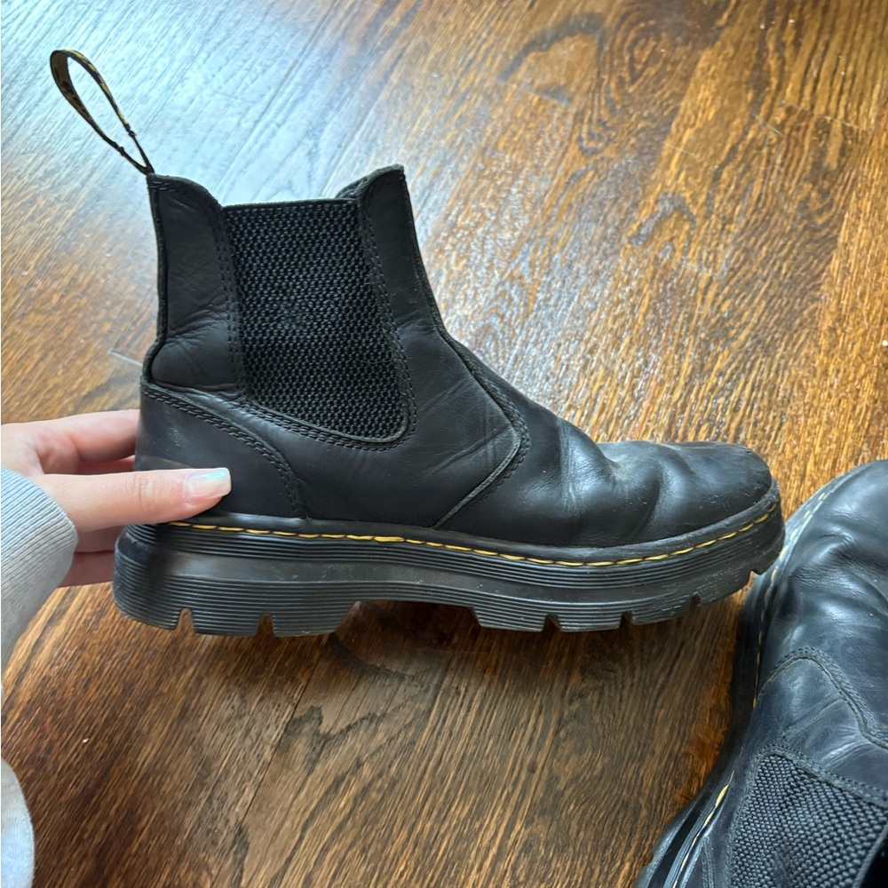 Dr. Marten BLACK 2976 BEX Smooth Leather Chelsea Boots - Picture 2 of 6